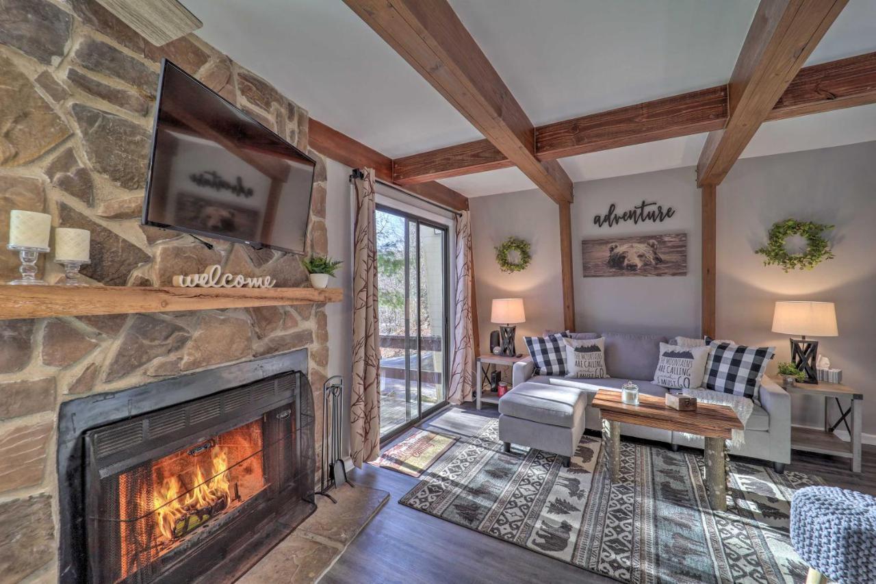 Banner Elk Mountain Retreat With Deck And Fireplace Extérieur photo