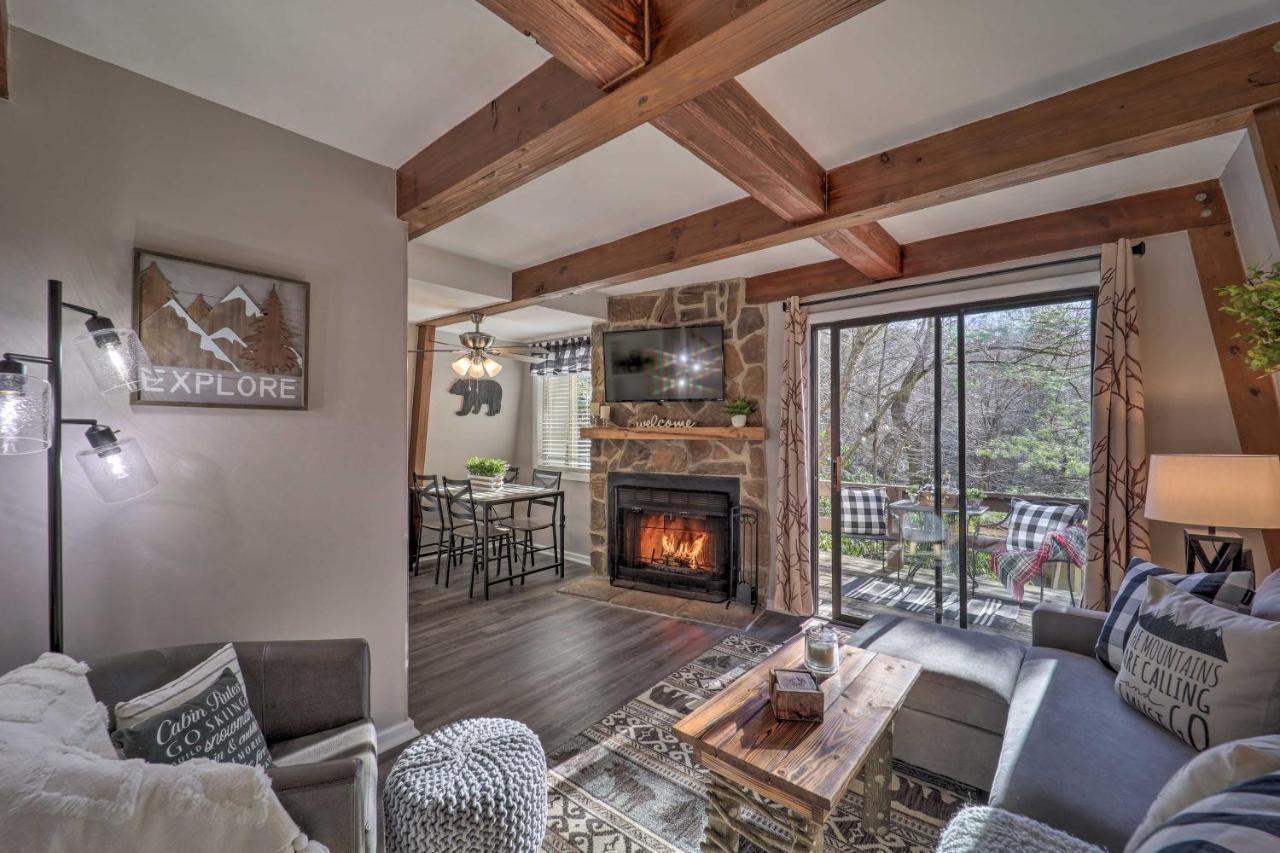 Banner Elk Mountain Retreat With Deck And Fireplace Extérieur photo
