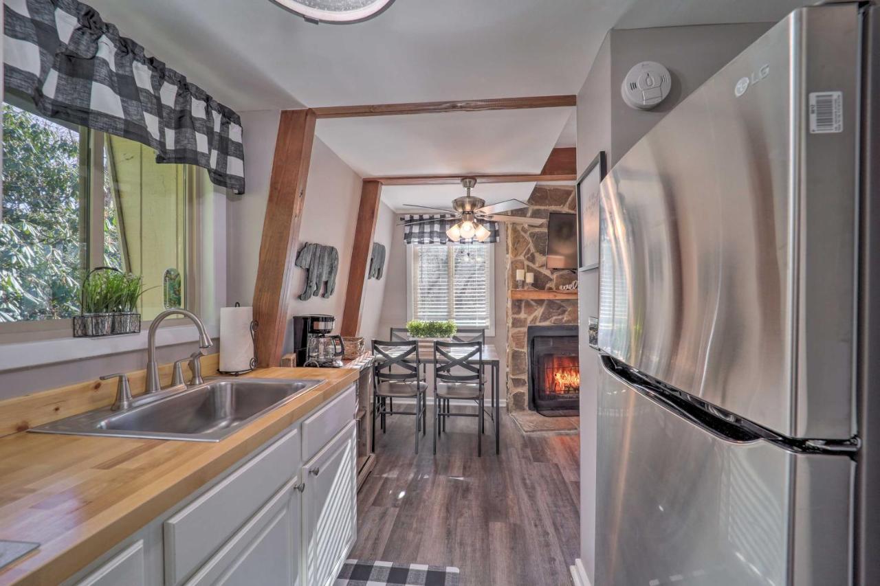 Banner Elk Mountain Retreat With Deck And Fireplace Extérieur photo